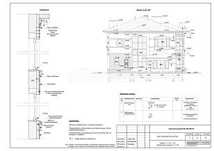 Фасад 1-7, М 1:100 Ведомость декора, М 1:50