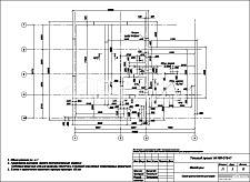 Схема расположения ростверка