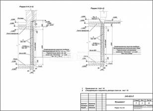 Разрез 4-4, 5-5