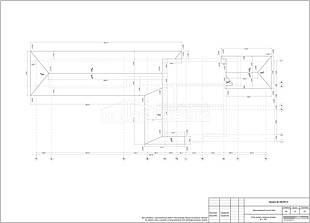 План кровли первого этажа