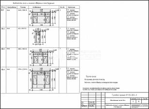 Ведомость окон и оконно-дверных конструкций